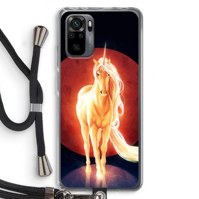 Last Unicorn: Xiaomi Redmi Note 10 Pro Transparant Hoesje met koord