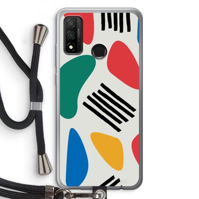 Illustratieve pop 1: Huawei P Smart (2020) Transparant Hoesje met koord