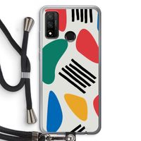 Illustratieve pop 1: Huawei P Smart (2020) Transparant Hoesje met koord
