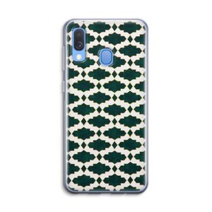 Moroccan tiles: Samsung Galaxy A40 Transparant Hoesje