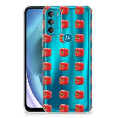 Motorola Moto G71 5G | Siliconen Case | Paprika Red