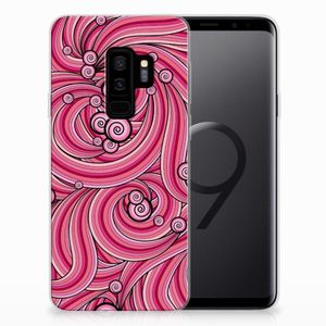 Samsung Galaxy S9 Plus Hoesje maken Swirl Pink