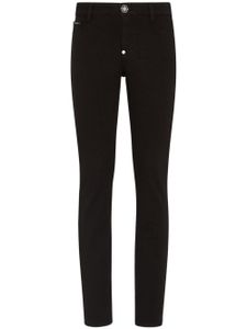 Philipp Plein jean skinny à patch logo - Noir