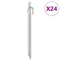 VidaXL Tentharingen 24 st v-vormig ø20 mm 24 cm gegalvaniseerd staal
