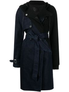 RTA trench Belinda en jean - Noir