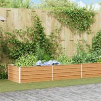 Verhoogde plantenbak Licht Bruin 600 x 80 x 45 cm