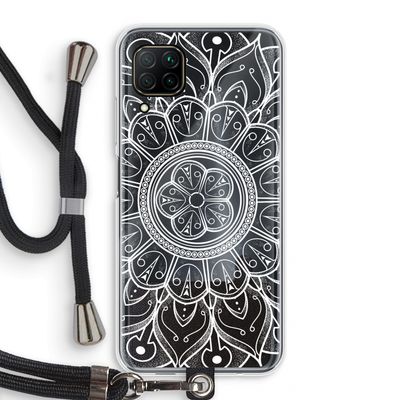 Roses Are Red: Huawei P40 Lite Transparant Hoesje met koord