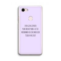 Tequila: Google Pixel 3 Transparant Hoesje