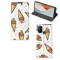 OnePlus Nord N100 Flip Style Cover Icecream