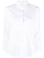 The Row chemise à manches crop - Blanc The Row chemise à manches crop - Blanc