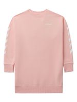 Off-White Kids sweat en coton à logo imprimé - Rose