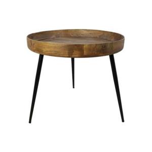 HSM - Bijzettafel Ventura - Ø60 cm - Mangohout|ijzer - Naturel