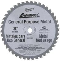 Milwaukee Cirkelzaagblad voor Metaal | Ø 203mm Asgat 15,87mm 42T - 48404515 Milwaukee Cirkelzaagblad voor Metaal | Ø 203mm Asgat 15,87mm 42T - 48404515