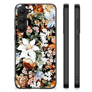 Bloemen Hoesje voor Samsung Galaxy S23 Plus Dark Flowers