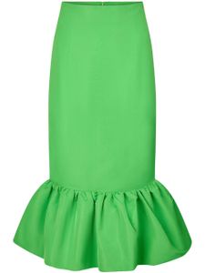 Nina Ricci jupe crayon à ourlet péplum - Vert