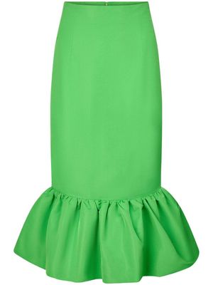 Nina Ricci jupe crayon à ourlet péplum - Vert