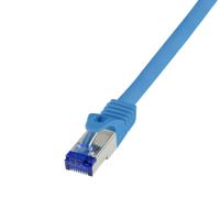 LogiLink C6A016S netwerkkabel Blauw 0,25 m Cat6a S/FTP (S-STP)