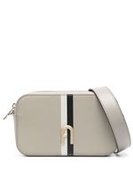 Furla mini sac à bandoulière à logo embossé - Gris