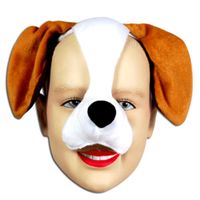 Honden diadeem masker met geluid - thumbnail