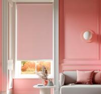 Plat roze pastel Rolgordijn roze