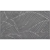 Luance Deurmat Vague - donkergrijs - rubber - rechthoek - 75 x 44 cm - schoonloopmat