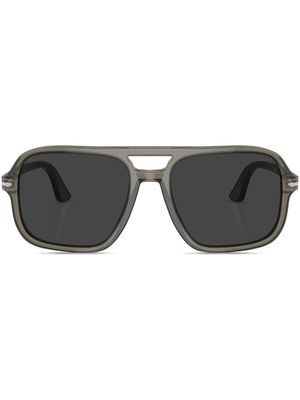 Persol lunettes de soleil à monture pilote - Gris