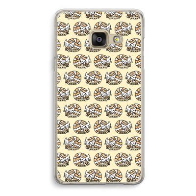 Slapende poes: Samsung A3 (2017) Transparant Hoesje