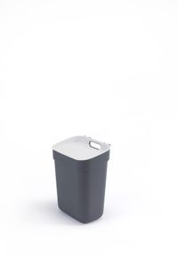 Curver ready to collect prullenbak 10 liter donkergrijs-lichtgrijs