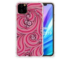 Apple iPhone 11 Pro Max Back Cover Swirl Pink - thumbnail