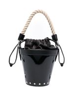 Maison Margiela petit sac seau Fire en cuir - Noir - thumbnail