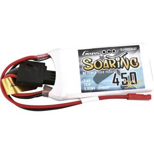 Gens ace LiPo accupack 7.4 V 450 mAh Aantal cellen: 2 30 C Block JST-SYP