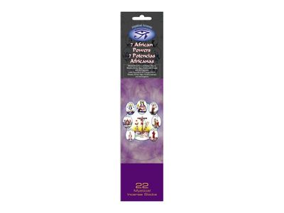 Mystical Aroma's Wierook 7 African Powers (22 stokjes - 30 gram)