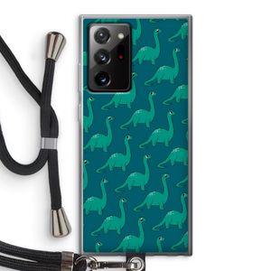 Diplodocus: Samsung Galaxy Note 20 Ultra / Note 20 Ultra 5G Transparant Hoesje met koord