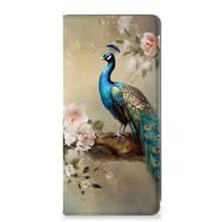 Smartphone hoesje voor Samsung Galaxy A71 Vintage Pauwen