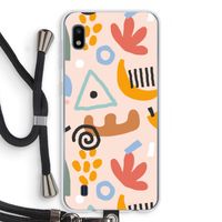 Abstract: Samsung Galaxy A10 Transparant Hoesje met koord