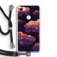 Patroon Wolken: Pixel 3 XL Transparant Hoesje met koord Patroon Wolken: Pixel 3 XL Transparant Hoesje met koord