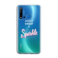 Sparkle quote: Huawei P20 Lite (2019) Transparant Hoesje