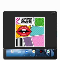 Lenovo Tab E10 Leuke Siliconen Hoes Popart Princess