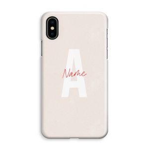 Strawberry Milkshake: iPhone XS Max Volledig Geprint Hoesje