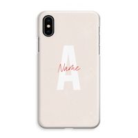 Strawberry Milkshake: iPhone XS Max Volledig Geprint Hoesje