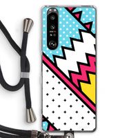 Pop Art #2: Sony Xperia 1 III Transparant Hoesje met koord