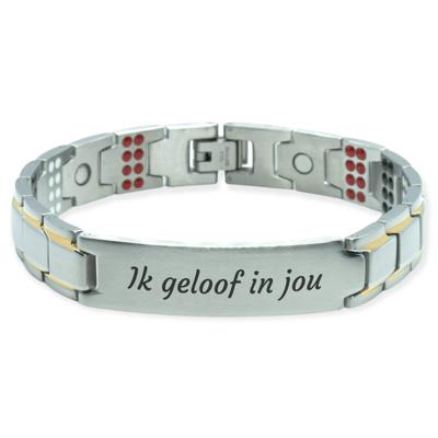 Magneet Armband - 8 Maxneet - Met eigen tekst