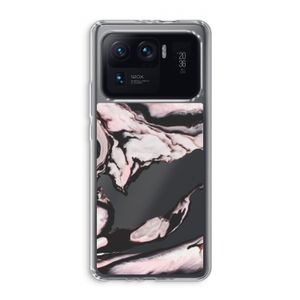 Roze stroom: Xiaomi Mi 11 Ultra Transparant Hoesje
