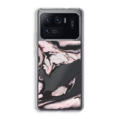 Roze stroom: Xiaomi Mi 11 Ultra Transparant Hoesje