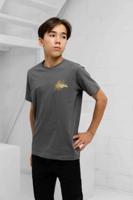 Malelions Splash T-Shirt Kids Donkergrijs/Oranje - Maat 164 - Kleur: Donkergrijs | Soccerfanshop