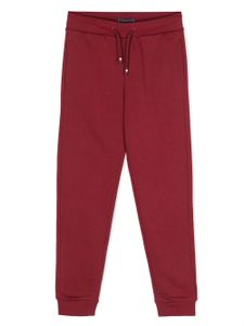 Tommy Hilfiger Junior pantalon de jogging à logo appliqué - Rouge