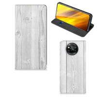 Xiaomi Poco X3 Pro | Poco X3 Book | Wallet Case | White Wood