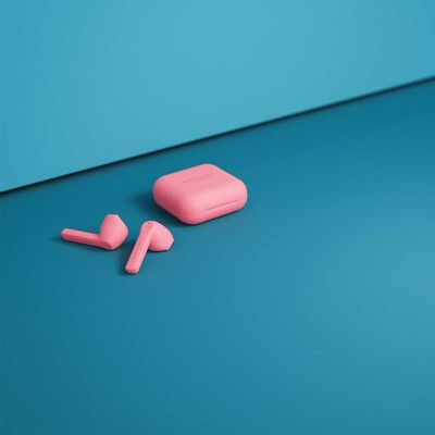 Happy Plugs Air 1 Go Headset True Wireless Stereo (TWS) In-ear Oproepen/muziek Bluetooth Perzik