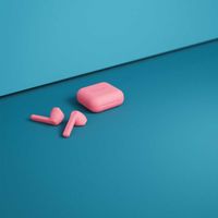 Happy Plugs Air 1 Go Headset True Wireless Stereo (TWS) In-ear Oproepen/muziek Bluetooth Perzik - thumbnail