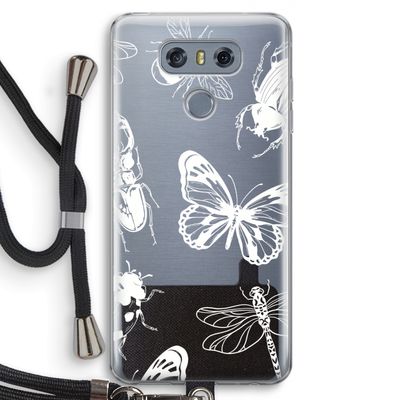 Tiny Bugs: LG G6 Transparant Hoesje met koord